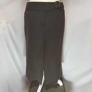 Dark Grey Business Pants, Capri style. Size 6. Loft Marisa.